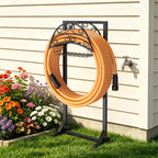 Garden Hose Holder, Rustproof Water Hose Reel for Outside