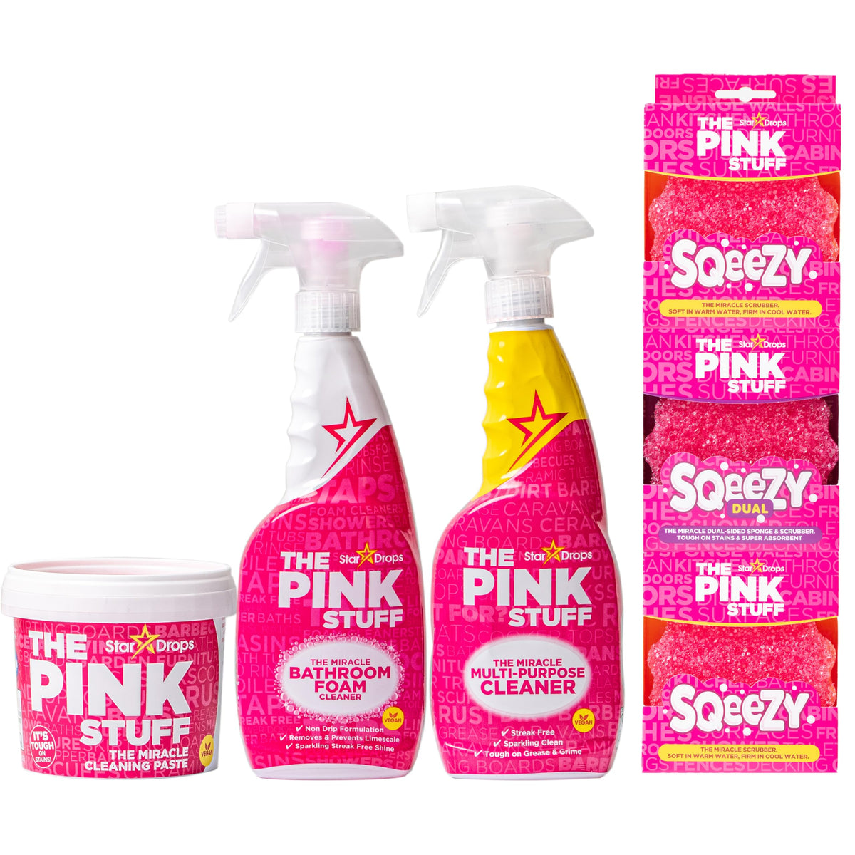 Stardrops The Pink Stuff Ultimate SqeeZy Cleaning Kit
