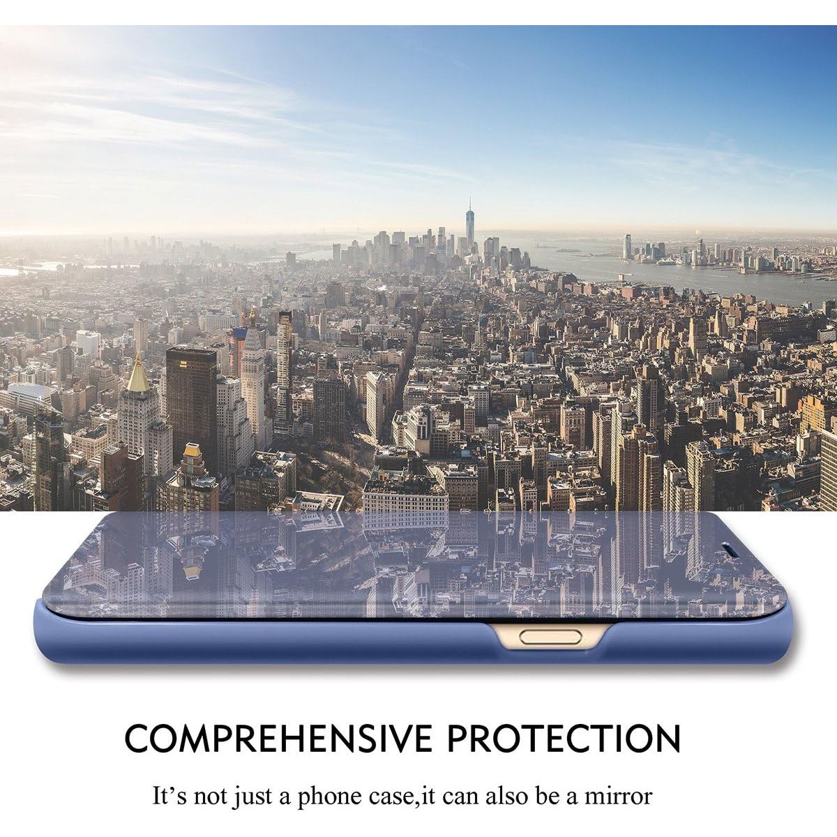 Buy now Compatible with Samsung Galaxy S23 Ultra Case Flip Leather Cover Clear S-View Mirror Shockproof Cover with Kickstand Anti-Scratch Protective Phone Cases Cover for Samsung S23 Ultra at indiglob india