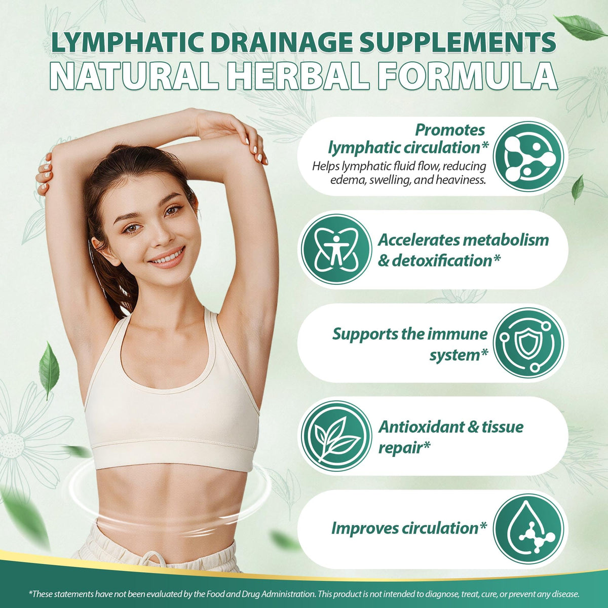 21-in-1 Lymphatic Drainage Supplement 300 Softgels