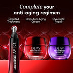 Olay Regenerist Under Eye Cream Roller, Eye Wrinkle Cream, Crows Feet & Bags Treatment, Anti-Wrinkle, Anti-Aging Serum, Fragrance-Free, Hexa-Repair Peptide & Bakuchiol, 0.7oz