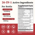 26-in-1 Liposomal Lymphatic Drainage Drops with Turmeric,Echinacea | Vitamins, Dandelion, Zeolite for Swelling, Bloating, Immune, Lung Support, Vegan, Alcohol-Free, Strawberry Flavor, 2 fl oz