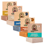 Buy now Dr. Squatch Natural Men’s Bar Soap - Cold Process Body Soap Bar with Natural Oils - Gifts for Men - Coconut Castaway, Wood Barrel Bourbon, Fresh Falls, Birchwood Breeze & Gold Moss (5 oz, 5-Pack) at indiglob india