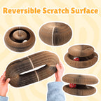 KITTY KURLZ Interactive Cat Toy & Cardboard Cat Scratcher