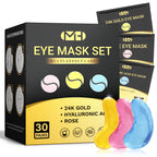 Under Eye Patches 30 Pairs, Eye Masks for Dark Circles Puffy Eyes