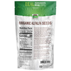 Buy now NOW Foods, Organic Alfalfa Seeds For Sprouting, Grown in the USA, Certified Non-GMO, 12-Ounce (Packaging May Vary) at indiglob india