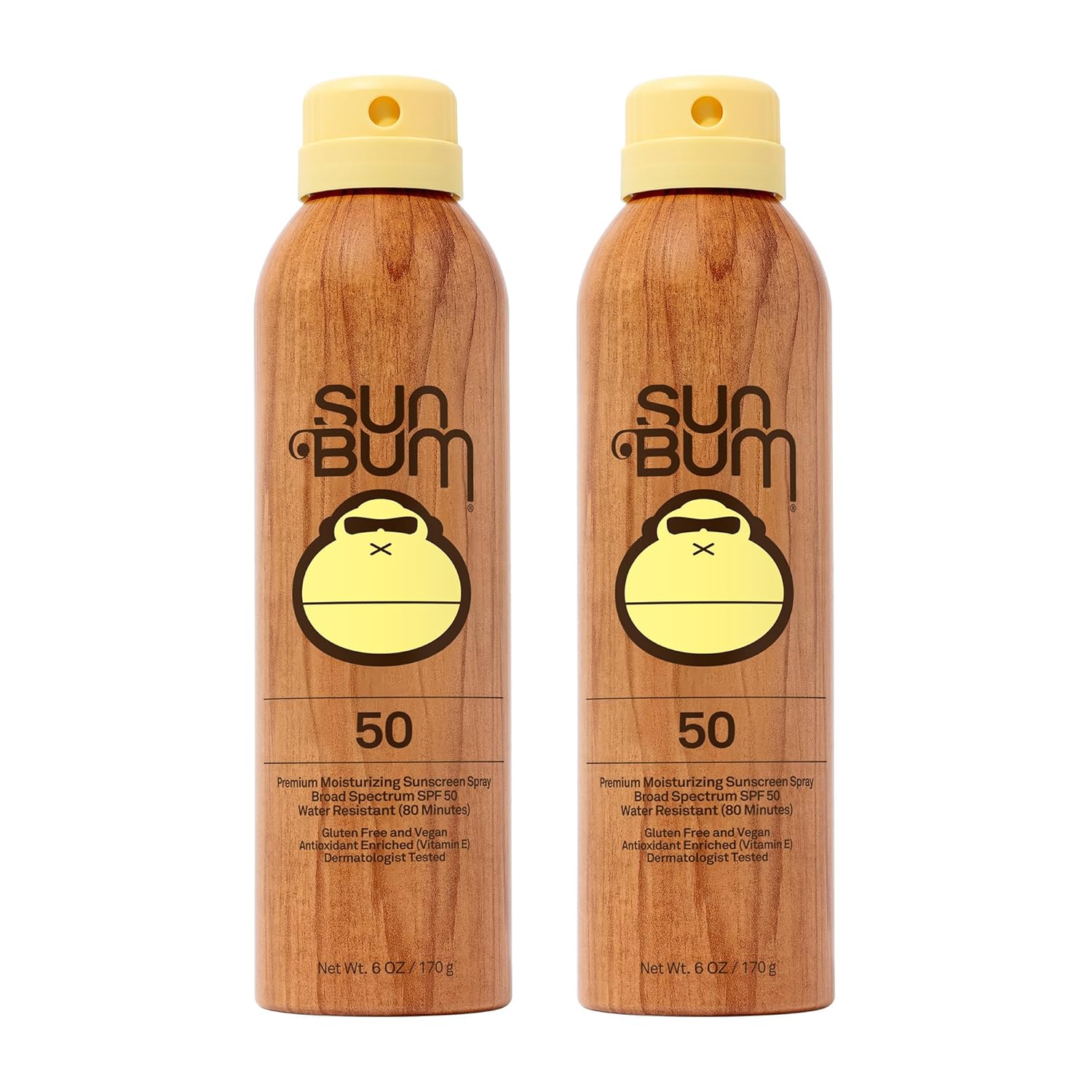 Buy now Sun Bum Original SPF 50 Sunscreen Body Spray - Broad Spectrum Moisturizing Sunscreen with Vitamin E - Hawaii 104 Act Compliant (Made without Octinoxate & Oxybenzone) - 6 oz 6 Ounce (Pack of 2) SPF 50 at indiglob india
