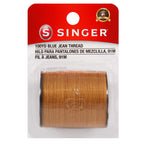 Buy now SINGER 67120 Blue Jean Thread, 100 Yards, Old Gold at indiglob india