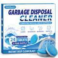 WETQUEEN Garbage Disposal Cleaner & Deodorizer Tablets - 24 Ct, Ocean Scent