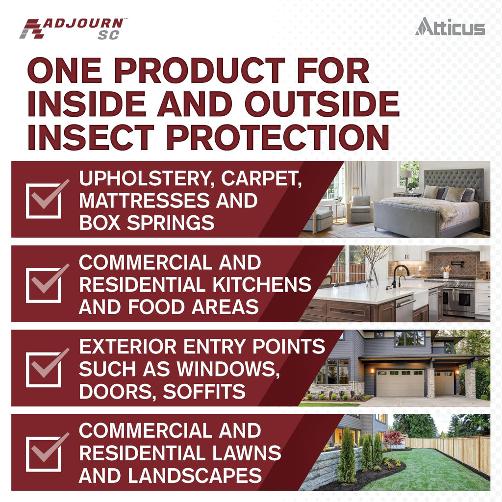 Atticus Adjourn SC Indoor/Outoor Insecticide (16oz) - Deltamethrin 4.75%