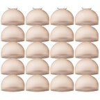 Teenitor 20Pcs Wig Cap,Black Wig Cap for Women Stocking Caps for Men | Breathable Nylon Wig Caps, High Stretchy for Most Head Sizes. Ideal for Wig Application, Cosplay, Daily Wear Dance