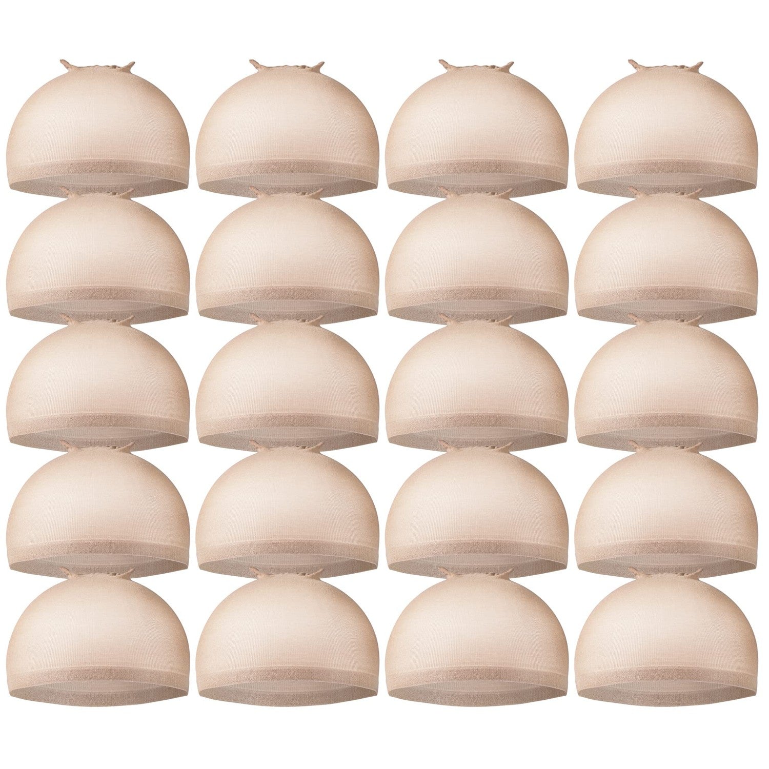 Teenitor 20Pcs Wig Cap,Black Wig Cap for Women Stocking Caps for Men | Breathable Nylon Wig Caps, High Stretchy for Most Head Sizes. Ideal for Wig Application, Cosplay, Daily Wear Dance