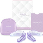 Night Guard for Women, TMJ Mouth Guard for Grinding Teeth at Night & Jaw Clenching - Moldable Dental Night Guard for Teeth Grinding Mouth Guard for Sleep, 4 x Nightguard 2 x Sizes
