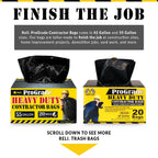 Reli. Contractor Garbage Bags 55 Gallon | Heavy Duty