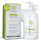 humane Benzoyl Peroxide Acne Body Wash - Non-Foaming - 10% Maximum-Strength | Vegan & Cruelty-Free Face, Skin, Butt, & Back Acne Treatment - Dermatologist-Tested Acne Face Wash Cleanser - 16 Fl Oz