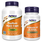 NOW Foods Supplements, Psyllium Husk Caps 500 mg, Non-GMO Project Verified, Natural Soluble Fiber, Intestinal Health*, 200 Veg Capsules