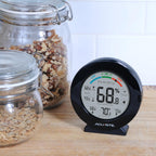 Buy now AcuRite 01080M Pro Accuracy Temperature and Humidity Gauge with Alarms, Black at indiglob india