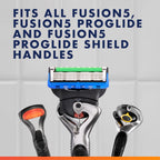 Gillette Fusion5 and ProGlide Men's Razor Blade Refills, 5-Blade Cartridges, Variety Pack, 12 Count