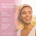 Garden of Life Once Daily Dr. Formulated Probiotics for Women 50 Billion CFU 16 Probiotic Strains with Organic Prebiotics for Digestive, Vaginal & Immune Health, Dairy Free, Shelf Stable 30 Capsules
