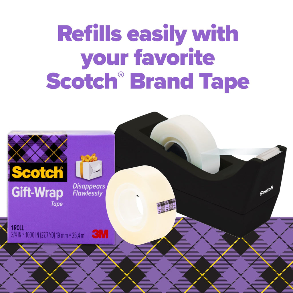 Scotch Gift Wrap Tape with Scotch Desktop Dispenser