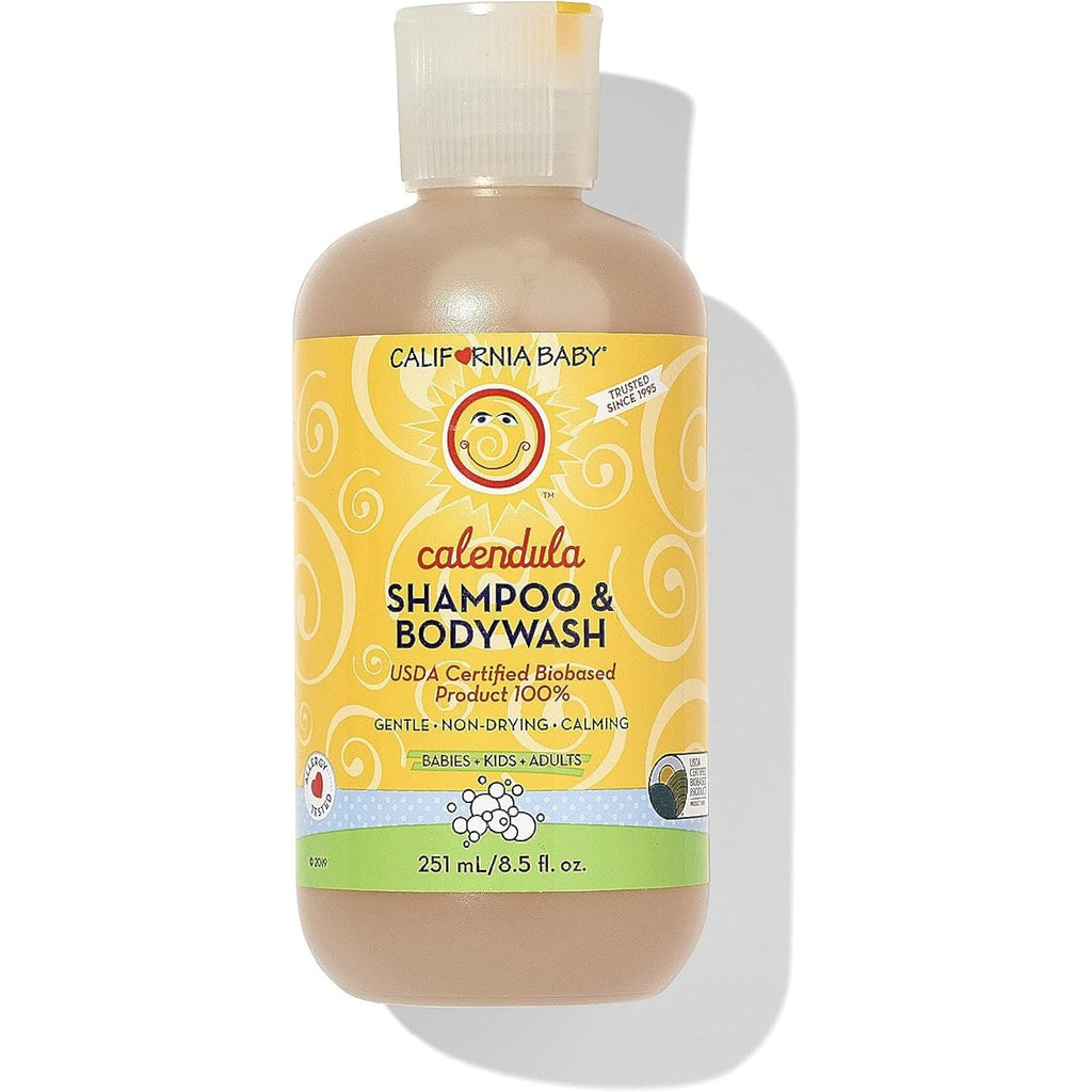 Buy now California Baby Calendula Shampoo and Body Wash - Allergy tested Baby Soap and Toddler Shampoo, for Dry, Sensitive Skin, 100% Plant-Based - USDA Certified, 251 mL / 8.5 fl. oz. (Pack of 1) 8.5 Fl Oz (Pack of 1) at indiglob india