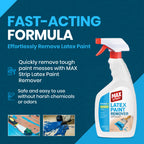 Max Strip Latex Paint Remover Gel Spray, Multi-Surface Safe, 22 fl oz