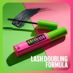 Maybelline Great Lash Waterproof Mascara, Volumizing, Lengthening and Lash-Doubling Formula for Thicker Lashes, Very Black, 1 Count