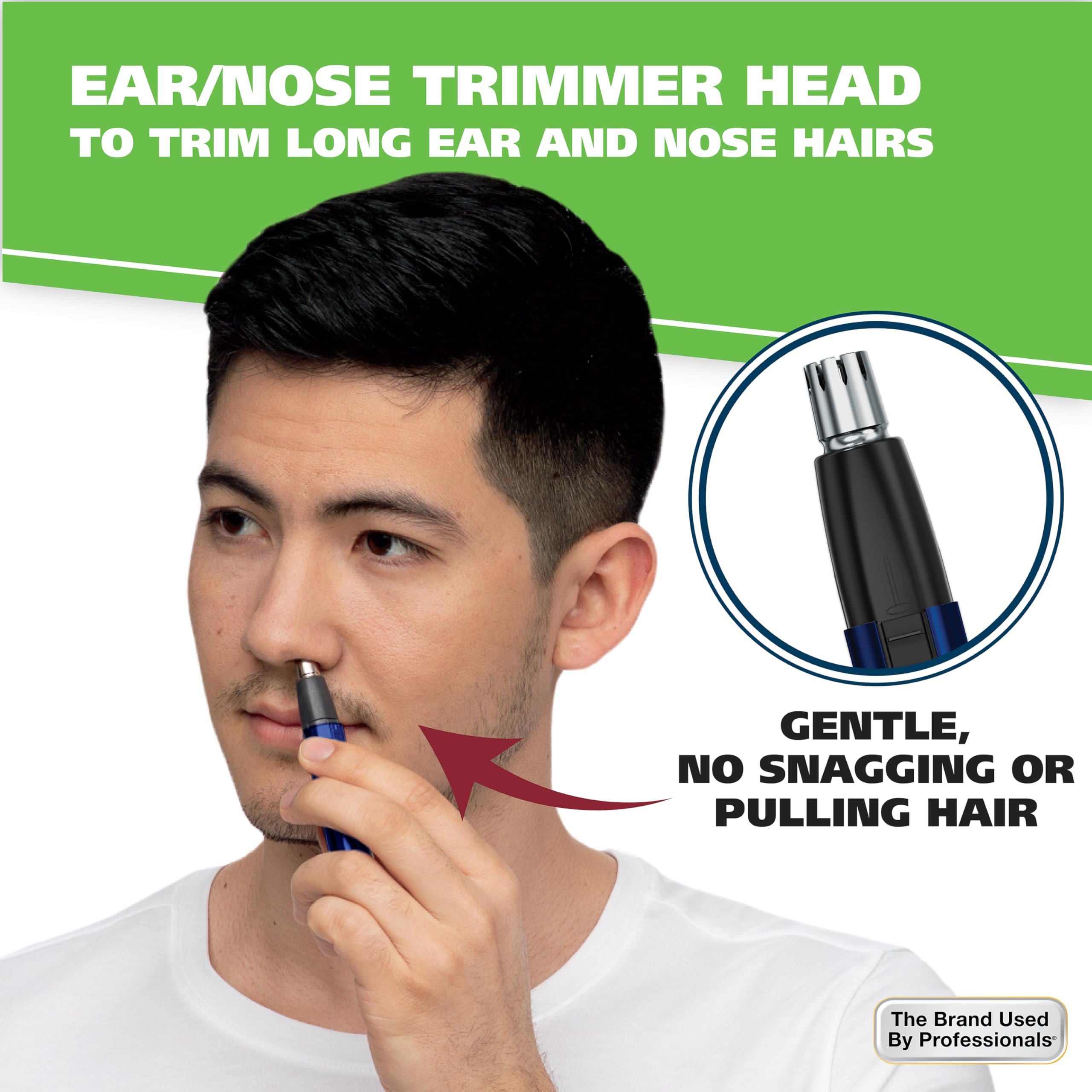 Buy now Wahl Lithium 2 in 1 Battery Pen Detail Touch Up Trimmer for Nose, Ear, Neckline, Eyebrow, & Other Detailing - Blue - by The Brand Used by Professionals - Model 5643-200 at indiglob india