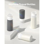Buy now Morfone 16 Pack Silicone Travel Bottles Set for Toiletries TSA Approved Travel Containers Leakproof Squeezable Refillable Accessories 2oz 3oz Travel Essentials for Shampoo Lotion Liquids (BPA Free) at indiglob india
