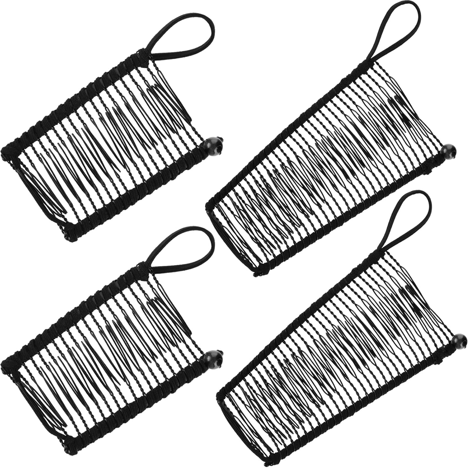 Buy now WILLBOND 4 Pcs Banana Hair Clips for Women Large Small Comb Vintage Clincher Banana Grip Clip Styling Accessories Gift for Curly Thick Thin Wavy Hair Ponytail Wedding(Black) at indiglob india