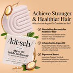 Buy now Kitsch Argan Oil Conditioner Bar â€“ Repairing Hair Conditioner for Damaged Hair, Anti-Frizz â€“ Strengthening, Moisturizing Hair Care â€“ Paraben, Silicone & Sulfate-Free â€“ Made in USA - 2.7 oz | Repairing, for Women and Men, Made in USA at indiglob india