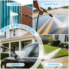 Turbo Nozzle Pressure Washer Tips, Max 4000 PSI, Upgrade 360° Rotating Turbo Spray Tips with 1/4" Quick Connector for Cleaning Car, Garden, Concrete Brick, 4.0 GPM 4.0 Orifice