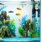 3 Pcs Betta Fish Leaf Hammock, Betta Fish Practical Resting Spot Bettas Suction Cup Tank Decor Green Hammock Plant Leaf Pad Fishes Breeding Resting Bed for Fishes Aquarium Decoration Ornaments