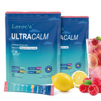 UltraCalm Super Cortisol Drink Mix - Raspberry Lemonade (2 x 30 Packets) | with Ashwagandha, Magnesium Glycinate & L-Theanine Supplement - Sleep and Relaxation Support