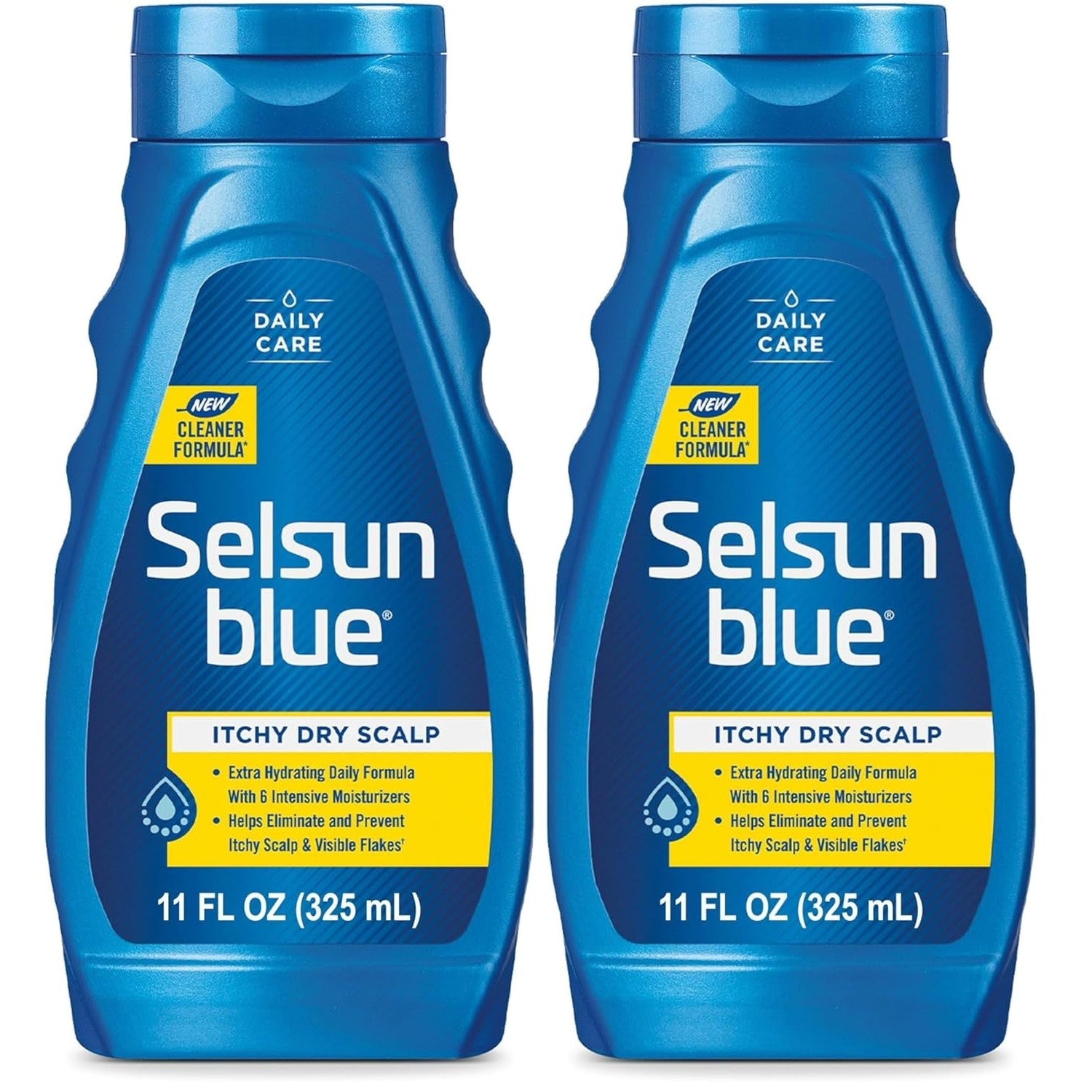 Buy now Selsun Blue Itchy Dry Scalp Anti-Dandruff Shampoo, 11 fl. oz., Extra-Hydrating Formula, Pyrithione Zinc 1% 11 Fl Oz (Pack of 2) at indiglob india