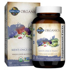 Garden of Life Once Daily Whole Food Multivitamin for Men, Organic Mens Vitamins & Minerals, Vitamin C, Zinc, Vegan, for Health & Well-Being, 60 Tablets | Organic Mens Vitamins & Minerals, Vitamin C, Zinc, Vegan, For Health & Well-Being, Whole Food