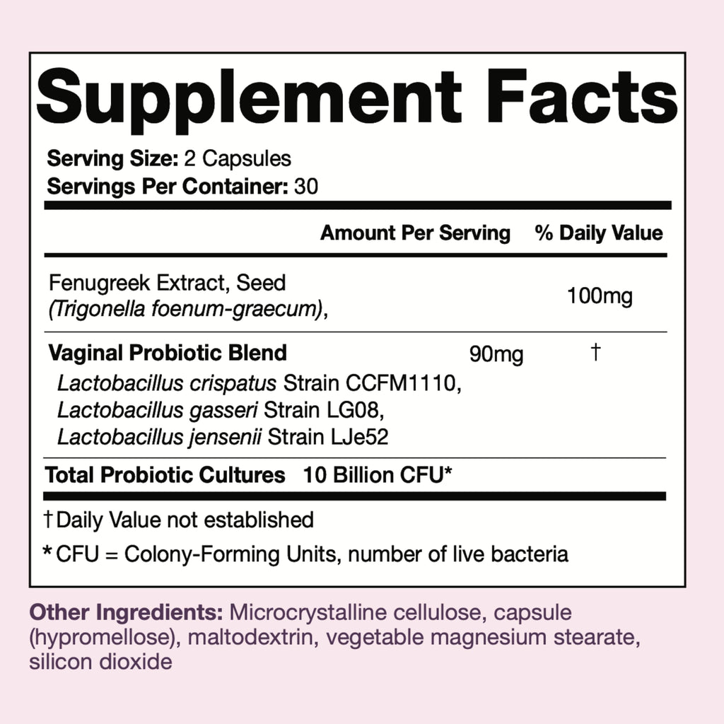 Black Girl Vitamins - Her Balance Vaginal Probiotics - Daily Microbiome Support for Women - 10 Billion CFU Lactobacillus Crispatus & Gasseri + Herbal Blend - Vegan, Gluten-Free, Halal (30-Day Supply)