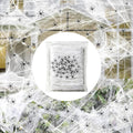 Famoby 1200 sqft Halloween Spider Webs and 50pcs Fake Spiders Super Stretch Cobwebs Party Decorate for Halloween Theme Indoor and Outdoor Decoration