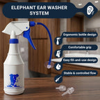 Elephant Ear Washer Bottle System By Doctor Easy