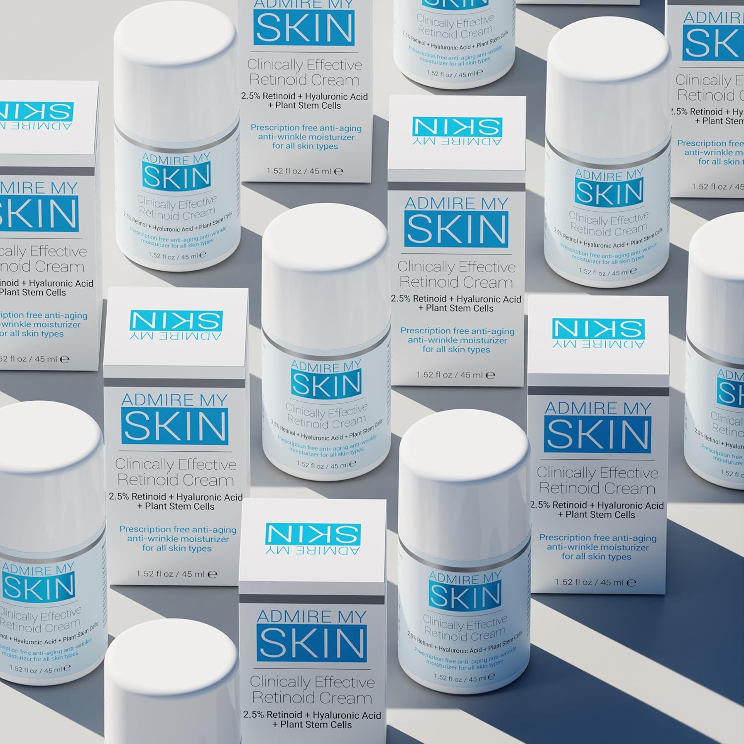 Buy now Admire My Skin Potent Retinoid Cream - Anti Aging Retinol Cream Moisturizer to Help Clear Acne Prone Skin, Eliminate Wrinkles and Provide You With That Healthy Youthful Glow at indiglob india