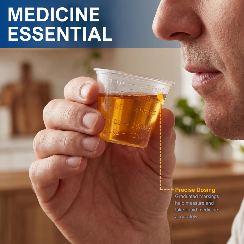 MED Pride Graduated, Medicine Cups - Set of 500
