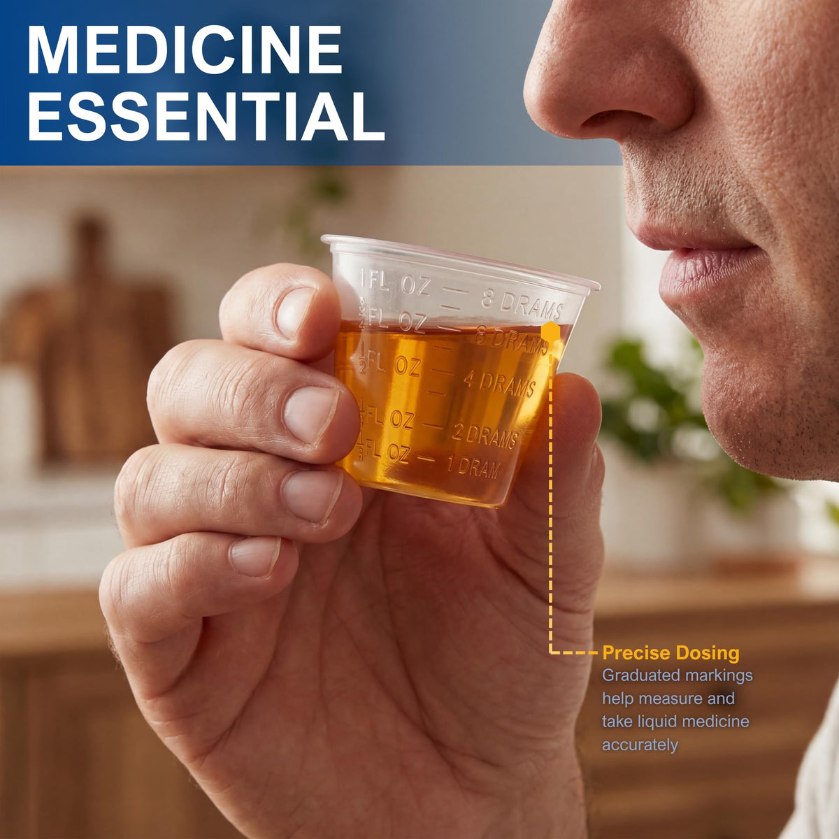MED Pride Graduated, Medicine Cups - Set of 500