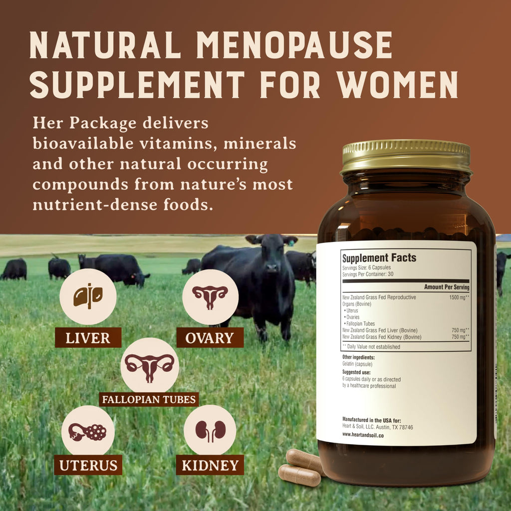 HEART & SOIL Her Package Supplement, 180 Capsules