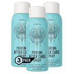 BASE LABORATORIES Piercing Aftercare Spray 4 oz, Saline Spray for Piercings | Ear Piercing Cleaner, Nose Piercing Spray, Saline Solution, Keloid Bump, Navel Care, Wound Wash, Belly Button Soak