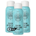 BASE LABORATORIES Piercing Aftercare Spray 4 oz, Saline Spray for Piercings | Ear Piercing Cleaner, Nose Piercing Spray, Saline Solution, Keloid Bump, Navel Care, Wound Wash, Belly Button Soak