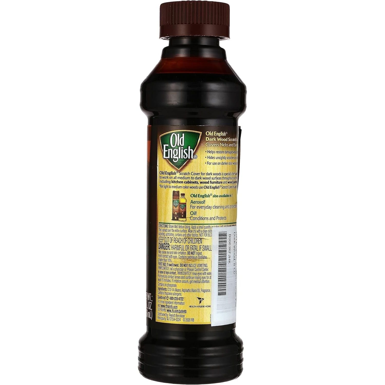 Buy now Old English 75144 Scratch Cover For Dark Woods, 8oz Bottle, Wood Polish at indiglob india