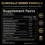 ULTRA MALE® Premium Testosterone Booster for Men Male Enhancing Supplement 100:1 Shilajit, 40:1 Black Maca, Ashwagandha 25%, Tongkat Ali 10% High Strength Testosterone Supplement for Men Health Libido