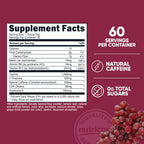 Nutricost Energy Drink Powder (Grape) 60 Servings, Pre Workout, Gluten-Free