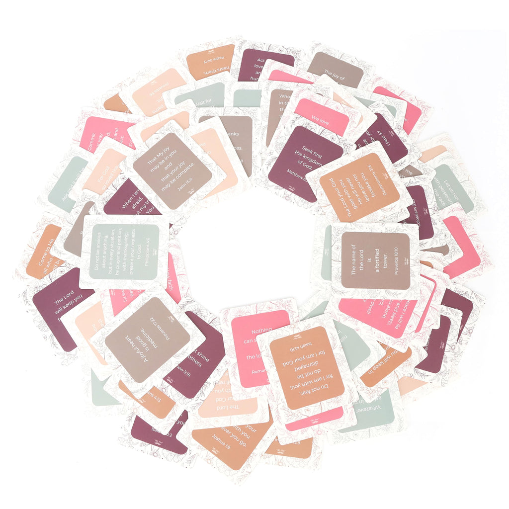 Mr. Pen- Bible Verse Cards, 60 Unique Mini Scripture Cards for Women & Men