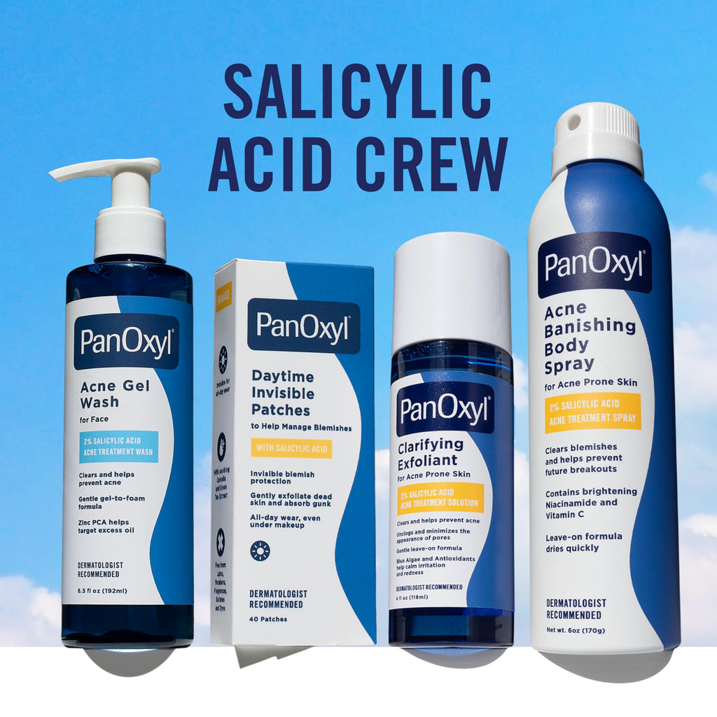 PanOxyl Acne Gel Wash, 2% Salicylic Acid, For Face, 6.5 fl oz | Gel-to-Foam Cleanser, Clears & Helps Prevent Acne, Mattifies with Zinc PCA, Reduces Redness, Nourishes Skin, All Skin Types